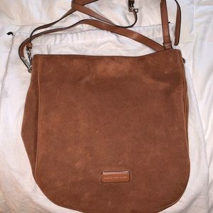 MARC BY MARC JACOBS suede SATCHEL BAG